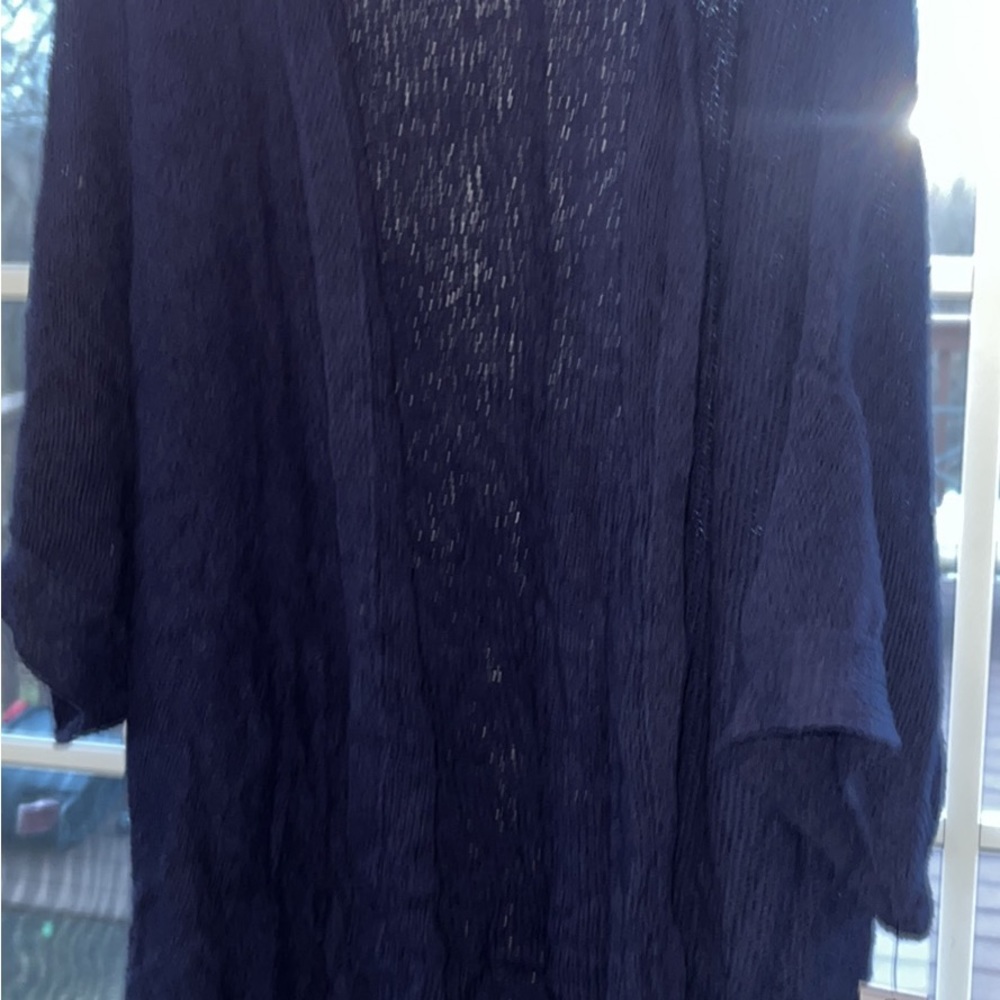 Slate blue UGG wrap around sweater. NWT.